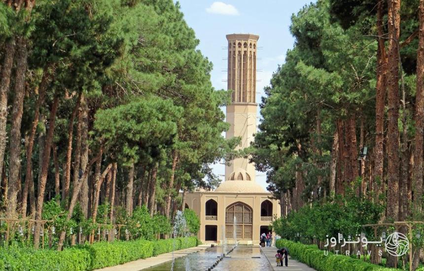باغ دولت آباد یزد در عید نوروز 